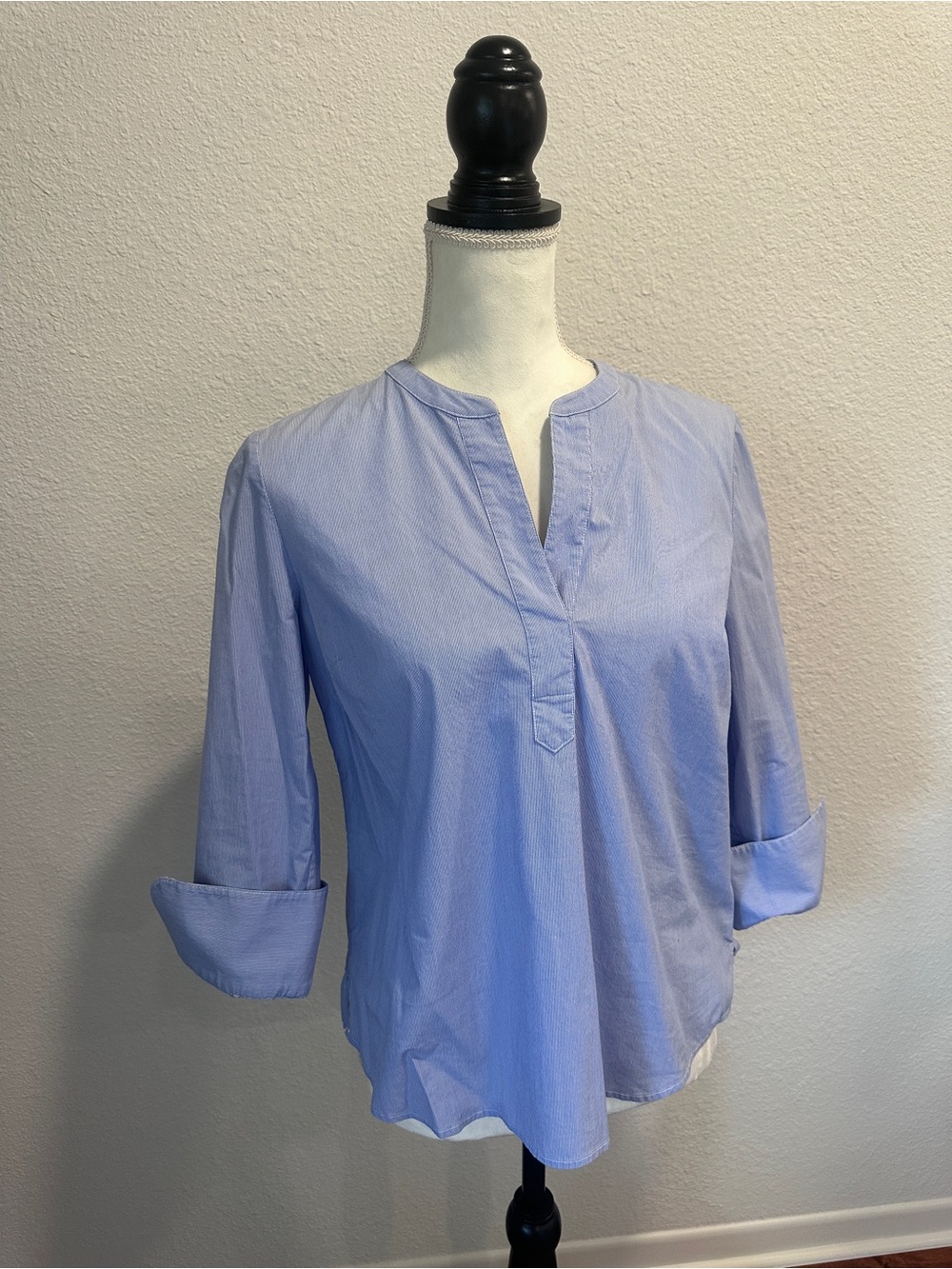 Vineyard Vines Light Blue Button-Down Popover Shirt